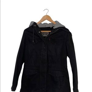 Levi’s Hooded Canvas Utility Jacket